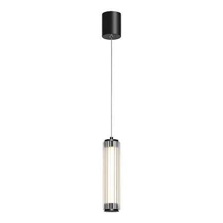 Светильник подвесной ST-Luce Черный/Прозрачный LED 1*8W 4000K SL6224.403.01 - фото