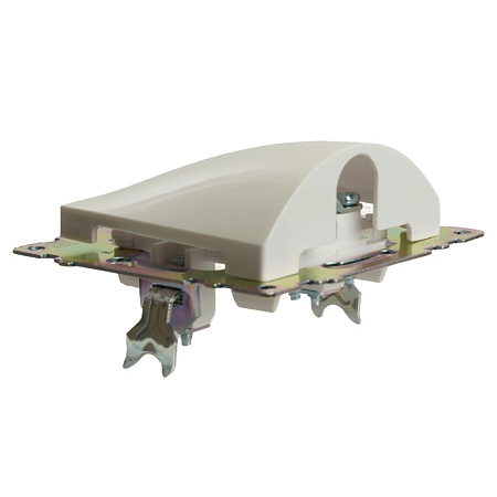 Кабельный вывод (механизм), STEKKER, серия Катрин, белый, GLS00-7116-01 - фото