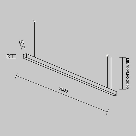 Линейный светильник Technical LL312031 - фото