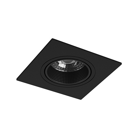DK3071-BK Встраиваемый светильник, IP 20, 10 Вт, GU5.3, LED, черный/черный, пластик - фото
