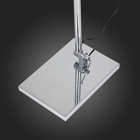 Торшер ST-Luce Хром/Белый E27 1*60W (из 2-х коробок) SL460.105.01 - фото