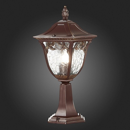 Светильник уличный наземный ST-Luce Кофейный/Кофейный, Прозрачный E27 1*60W SL083.705.01 - фото