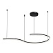 Светильник подвесной ST-Luce черный/прозрачный LED 1*65W 4000K SL1018.403.01 - фото