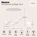Подвесной светильник Maytoni Basic form MOD321PL-05W1 - фото