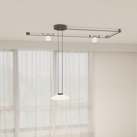 Светильник на шине Denkirs BELTY FLOW DK5565-WH+BK - фото