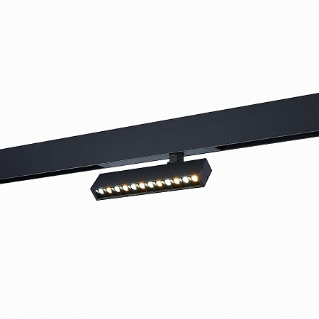 Св-к трек. Черный LED 1*9W 3000K 700Lm Ra>90 24 IP20 L220xW25xH105 220V ST656.436.09 - фото