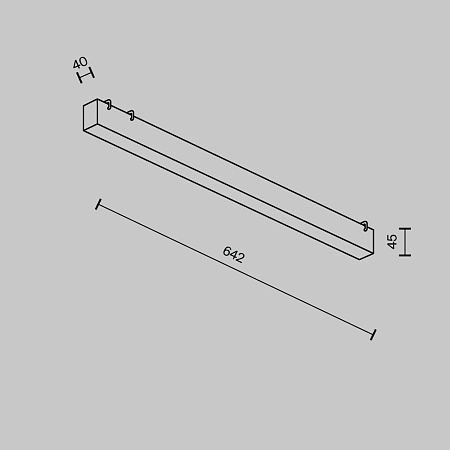 Подвесной светильник Technical BASIS TR129B-24W4K-W - фото