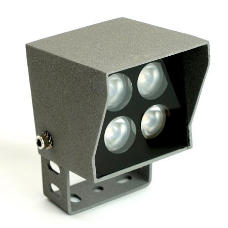 Светодиодный светильник ландшафтно-архитектурный Feron LL-895  AC220-240 4W зеленый IP66 квадрат - фото