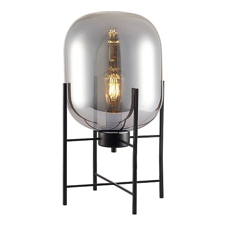 Прикроватная лампа ST-Luce Черный/Дымчатый E27 1*40W SL1050.704.01 - фото