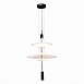 Люстра подвесная ST-Luce Черный/Белый LED 1*15W 3000K SL6101.413.01 - фото