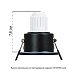 Точечный встраиваемый светильник ARTE LAMP A2859PL-1BK - фото