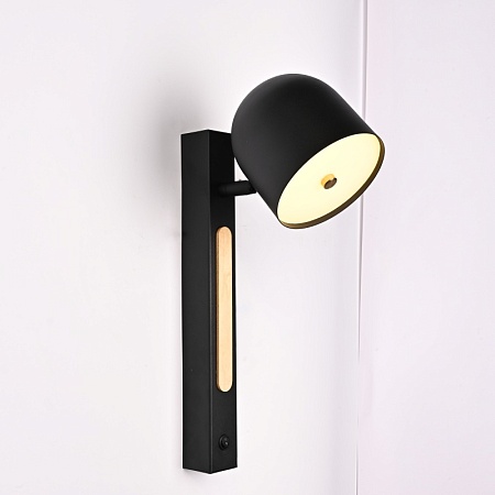 Светодиодное Бра Vic Wall Black Imperiumloft 204240-26 - фото
