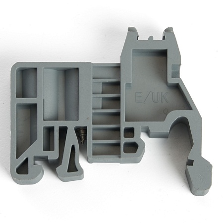 LD559 Концевой стопор (ограничитель) на DIN рейку для ЗНИ, серый STEKKER - фото