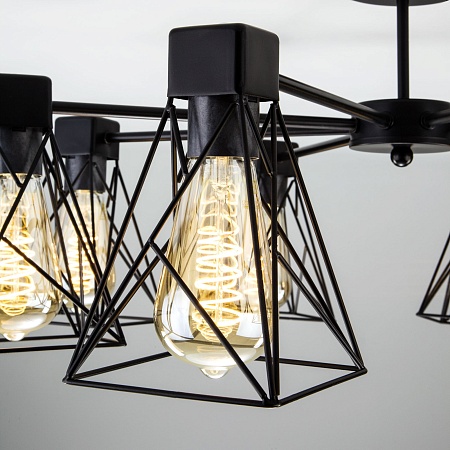 Потолочный светильник Eurosvet 70107/5 черный - фото