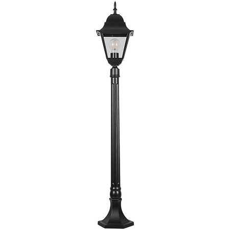 Светильник садово-парковый Feron 4210/PL4210 столб 100W E27 230V, черный - фото