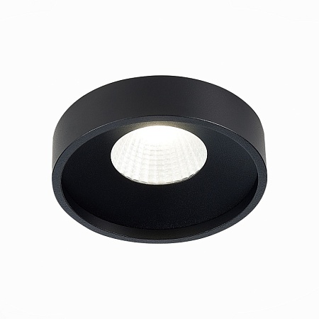 Св-к встр. Черный LED 1*10W 4000K 750Lm Ra>90 38° IP20 D100xH75 170-240V ST751.448.10 - фото