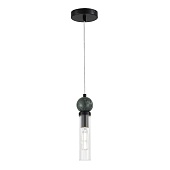 Светильник подвесной ST-Luce черный/прозрачный E14 1*40W SL1244.403.01