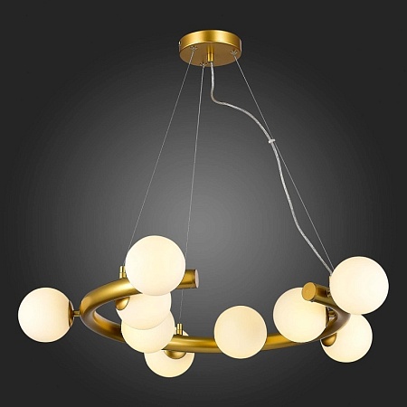 Светильник подвесной ST-Luce Золотистый/Белый G9 9*5W SL1185.203.09 - фото