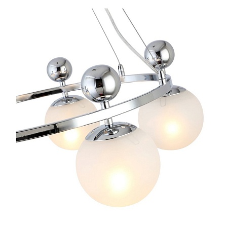 Светильник подвесной Хром/Белый E27 5*60W SLE106103-05 - фото