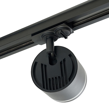 Светильник Feron AL163 трековый однофазный на шинопровод под лампу GX53, черный - фото