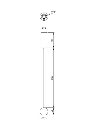 Подвесной светильник Technical Harmat P067PL-L5RG3K - фото