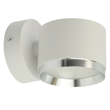 Светильник  настенный Feron HL4598  Barrel DUET 12W, 230V,GX53, белый + хром IP20 - фото