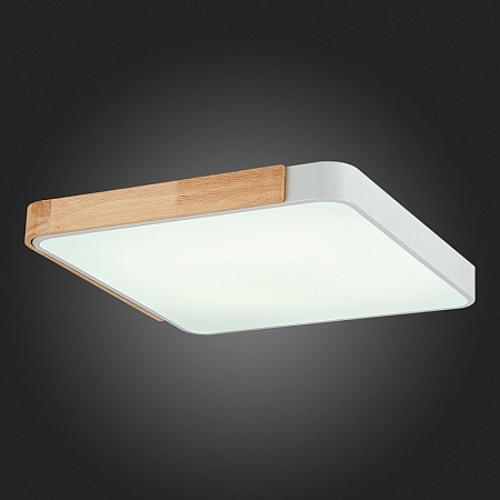 Светильник потолочный Белый, Светлое дерево/Белый LED 1*42W 3000K/4000K/6000K SLE201252-01 - фото