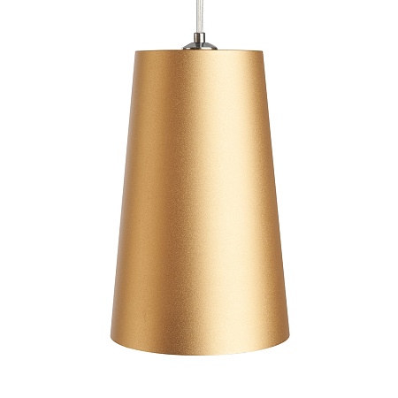 Светильник потолочный Feron ML1858 Barrel BELL levitation на подвесе 1,7 м  MR16 35W 230V, золото черный - фото