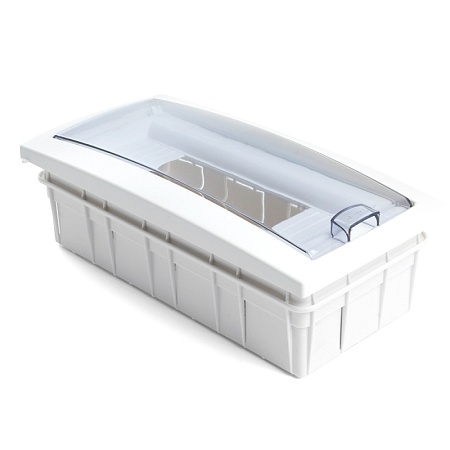 Бокс встраиваемый STEKKER EBX50-2/12-20 12 модулей, пластик, серия Standart - фото