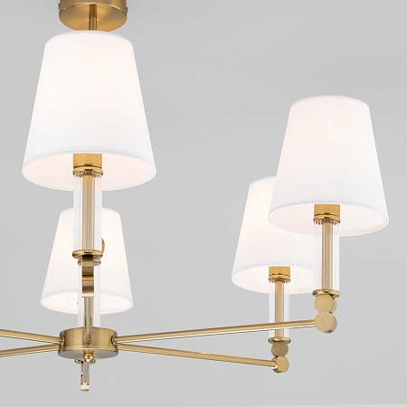 Потолочный светильник Eurosvet 60145/6 латунь - фото