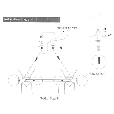 Кольцевая Люстра Matisse R D70 Imperiumloft 167236-26 - фото