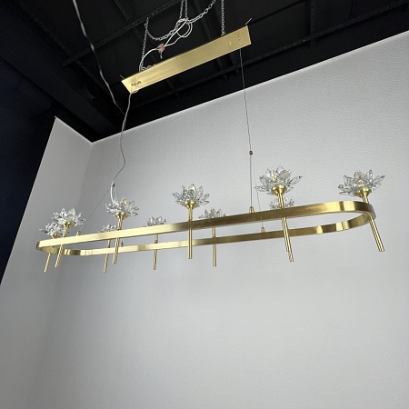 Подвесная Люстра Lotos Long 10 Imperiumloft 177885-26 - фото