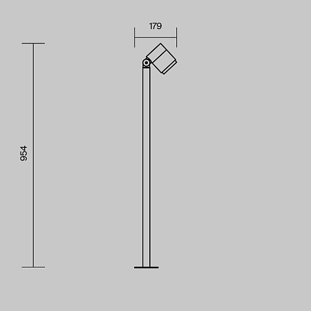 Ландшафтный светильник Outdoor O497FL-L12B3K - фото