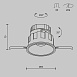 Встраиваемый светильник Technical Wise DL057-10W3K-B - фото