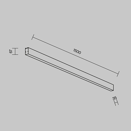 Линейный светильник Technical LL311037 - фото