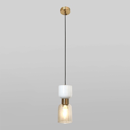 Подвесной акцентный светильник Eurosvet 50118/1 латунь - фото