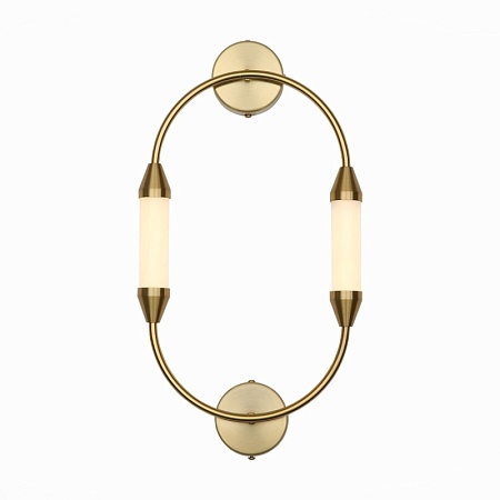 Бра ST-Luce Латунь/Белый LED 2*4W 3000K SL6004.301.02 - фото