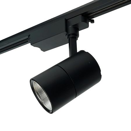 Светодиодный светильник Feron AL103 трековый однофазный на шинопровод 40W 4000K, 35 градусов, черный серия MarketBright - фото