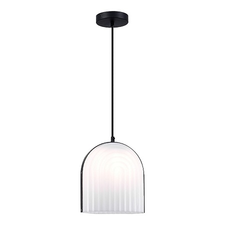 Светильник подвесной ST-Luce Черный/Белый E27 LED 1*7W SL1302.403.01 - фото