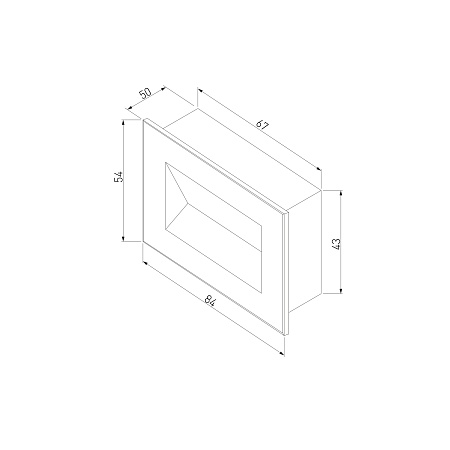 Подсветка для лестниц MRL LED 1109 чёрный Elektrostandard - фото