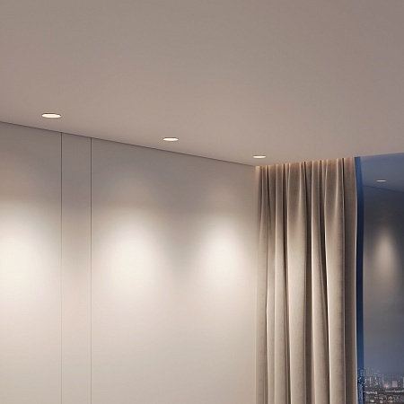 Светильник встраиваемый Renzo белый 25018/01 Elektrostandard - фото