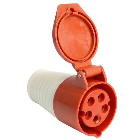 Розетка переносная ST-215 16А 380В 3P+PE+N IP44, RST16-215-44, Stekker - фото