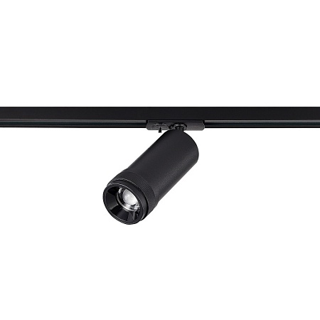Св-к трек. Zoom Черный LED 1*10W 4000K 900Lm Ra 10-55° IP20 D55xH125 220V ST385.446.10 - фото