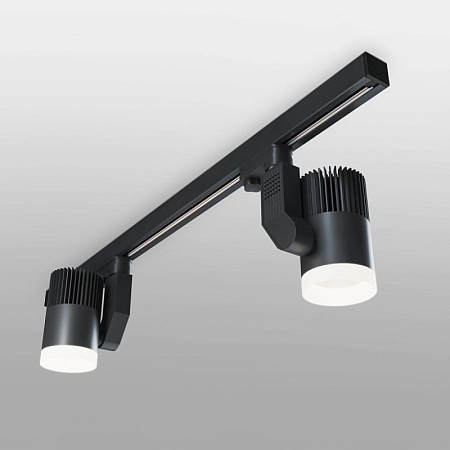 Трековый светодиодный светильник для трехфазного шинопровода Accord черный 30W 4200K (1 шт.) LTB44 - фото