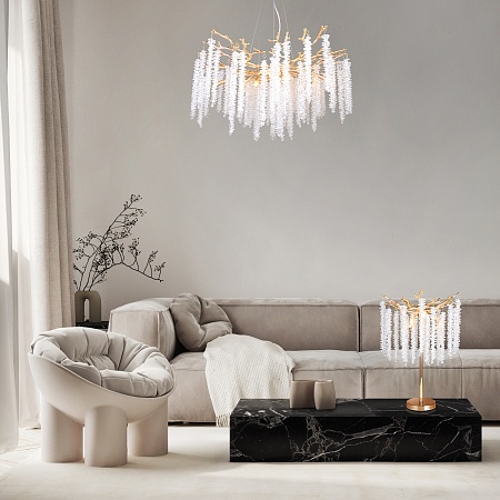 Подвесной светильник Freya Mineral FR1010PL-08G - фото