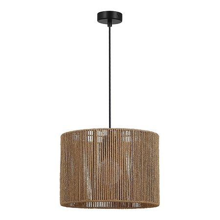 Светильник подвесной бежевый/черный E27 1*40W SLE6024-603-01 - фото