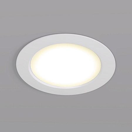 DK3048-WH Встраиваемый светильник, IP 20, 7Вт, LED, белый, пластик - фото