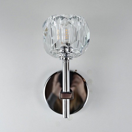 Бра Boule De Cristal Single Sconce Chrome Imperiumloft 156370-22 - фото