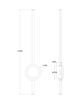 Настенный светильник (бра) Freya FR6090WL-L18B - фото