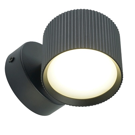 Светильник  настенный Feron HL4580 ARIA 12W, 230V,GX53, черный IP20 - фото